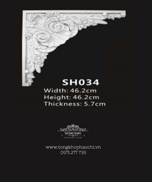 Hoa Văn Trang Trí PU  SL-SH030