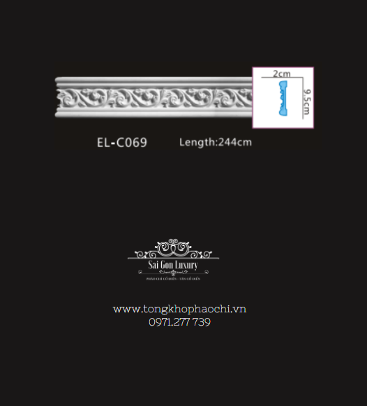 PHÀO ỐP TRẦN SL- C069