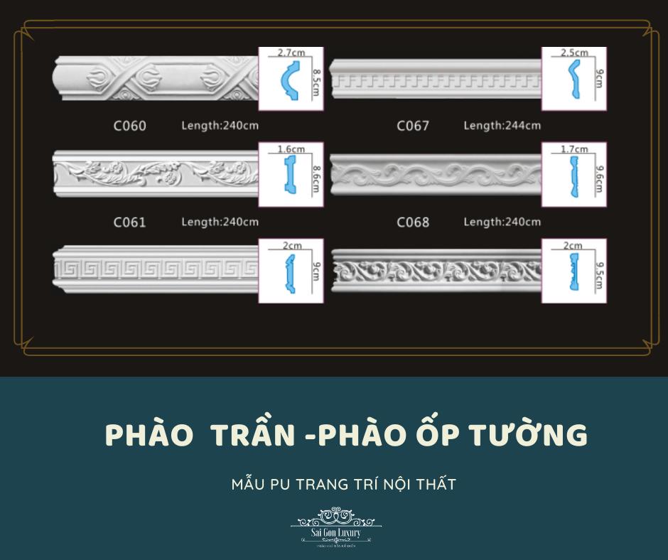 PHÀO TRẦN- PHÀO ỐP TƯỜNG PU