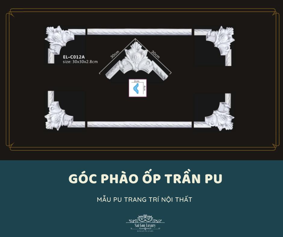 GÓC PHÀO ỐP TRẦN PU